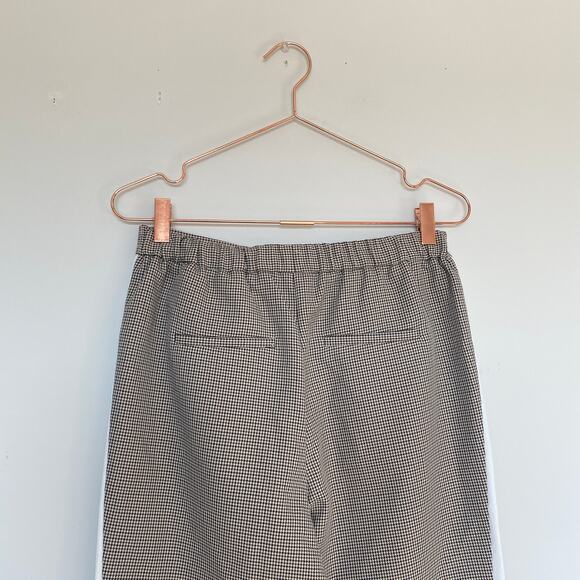 ASOS Womens Houndstooth Pants Size 4 Pockets Tapered Academia Preppy Office - Picture 7 of 8